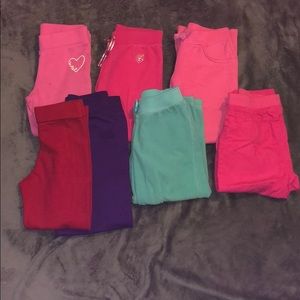 7 pairs of girls sweatpants